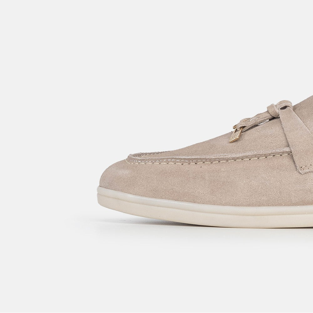 Volzak 0777 Mule en daim Beige