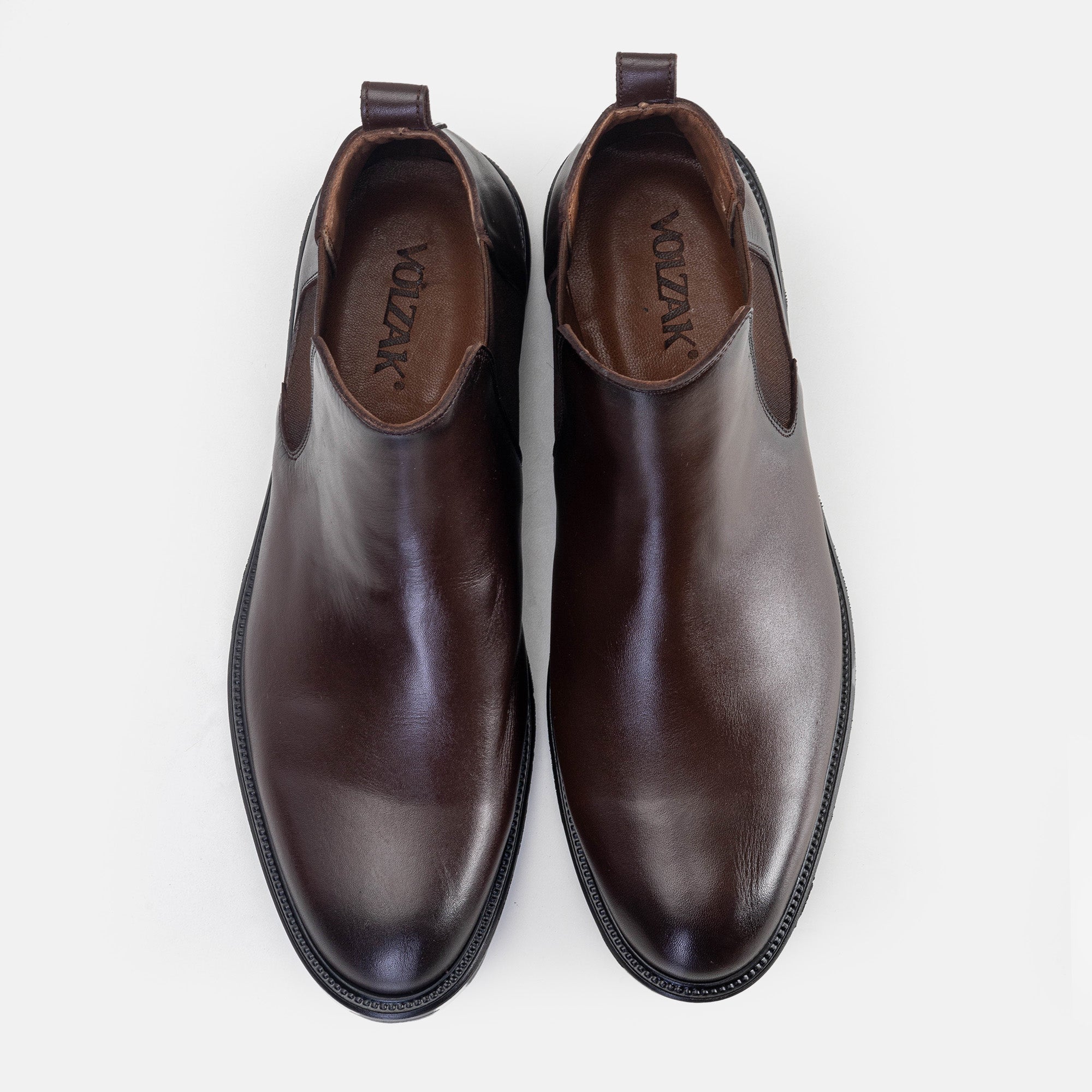 Volzak 5302 Brown Leather Ankle Boot