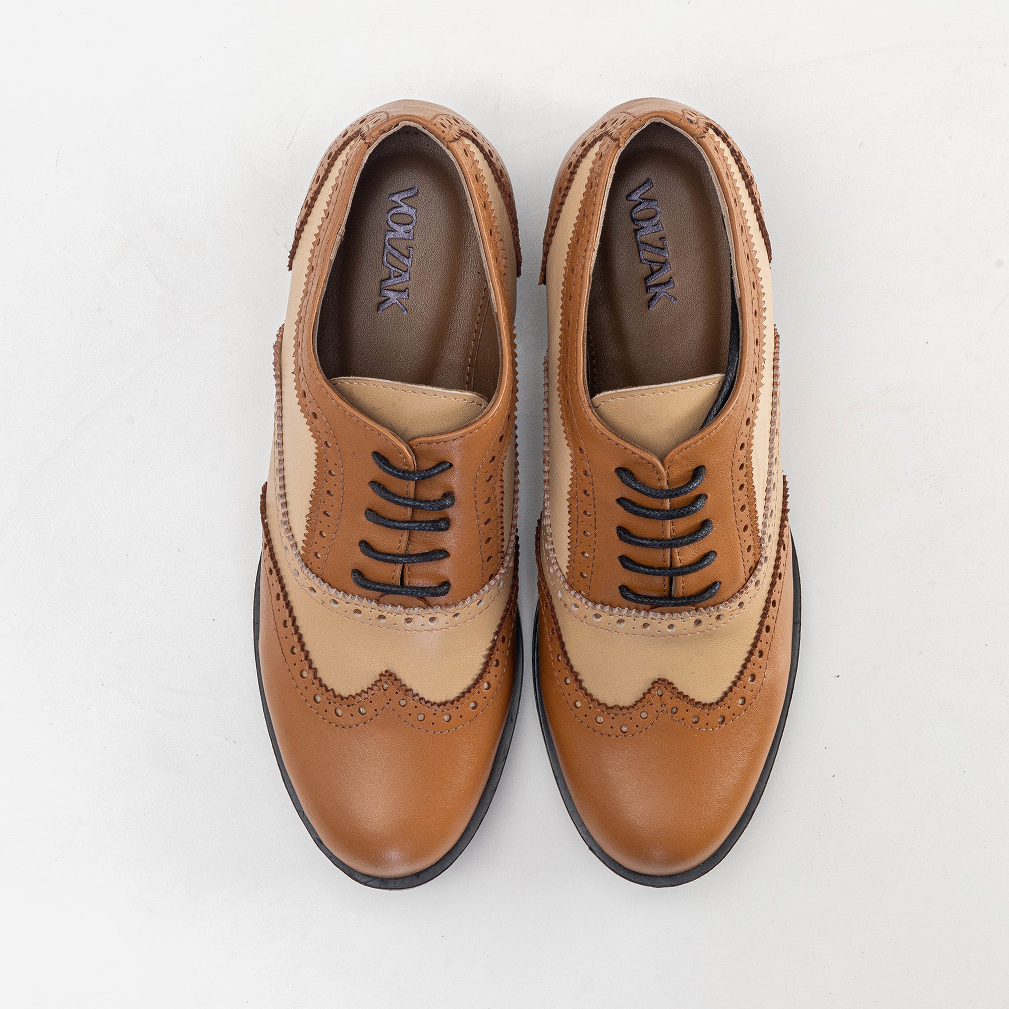 Volzak 106 Chaussure en cuir Camel