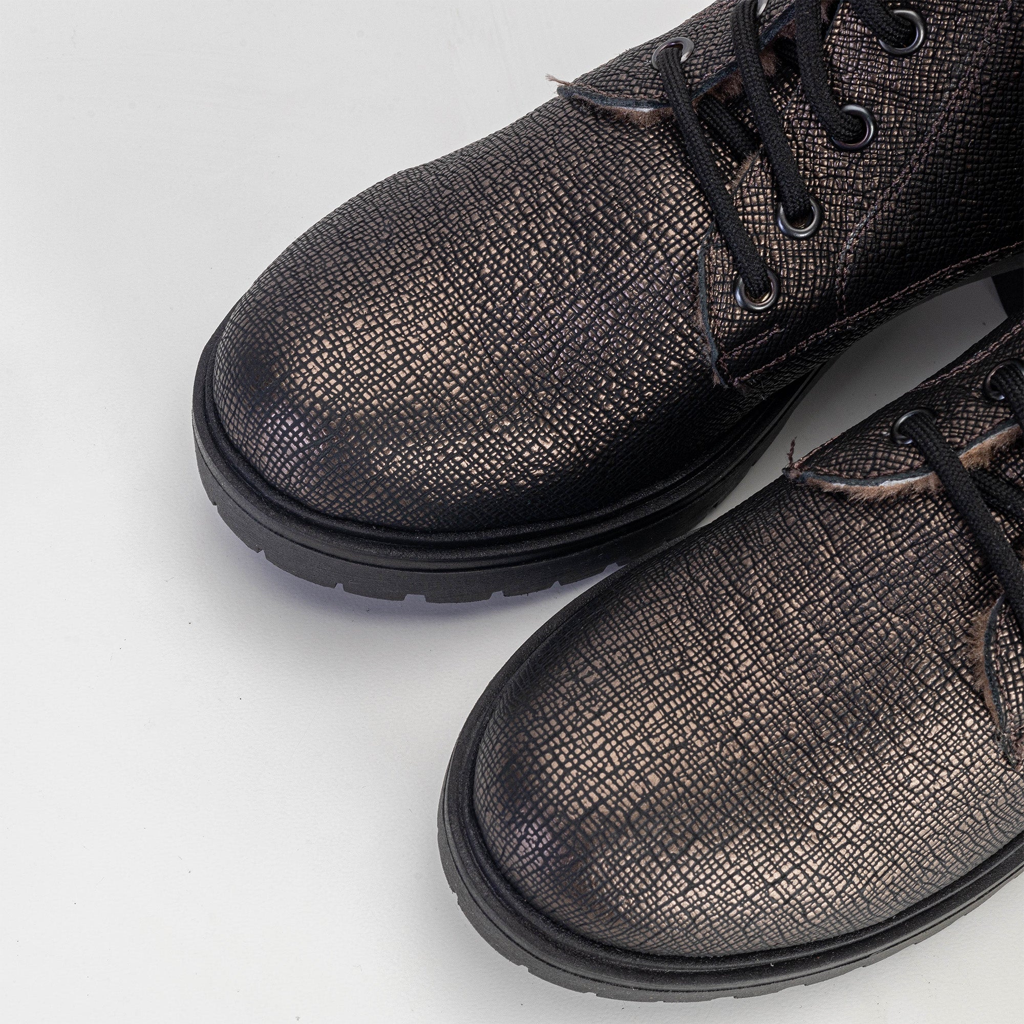 Volzak 3033 Bottine en cuir Cuivre Grainé