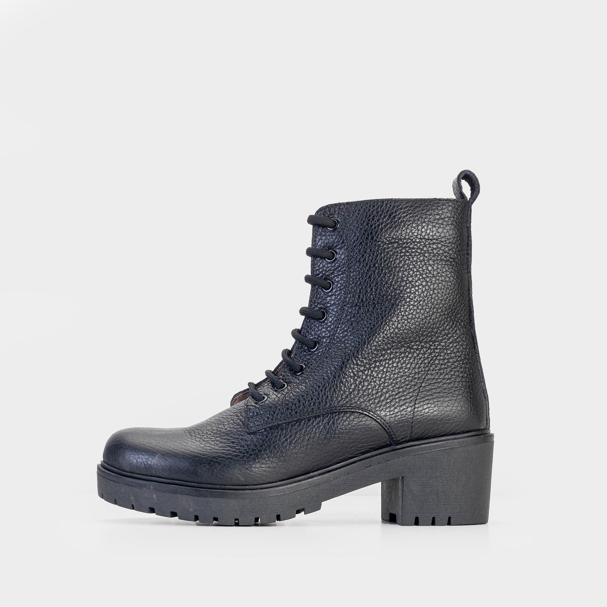 Volzak 3033 Bottine en cuir Noir Grainé