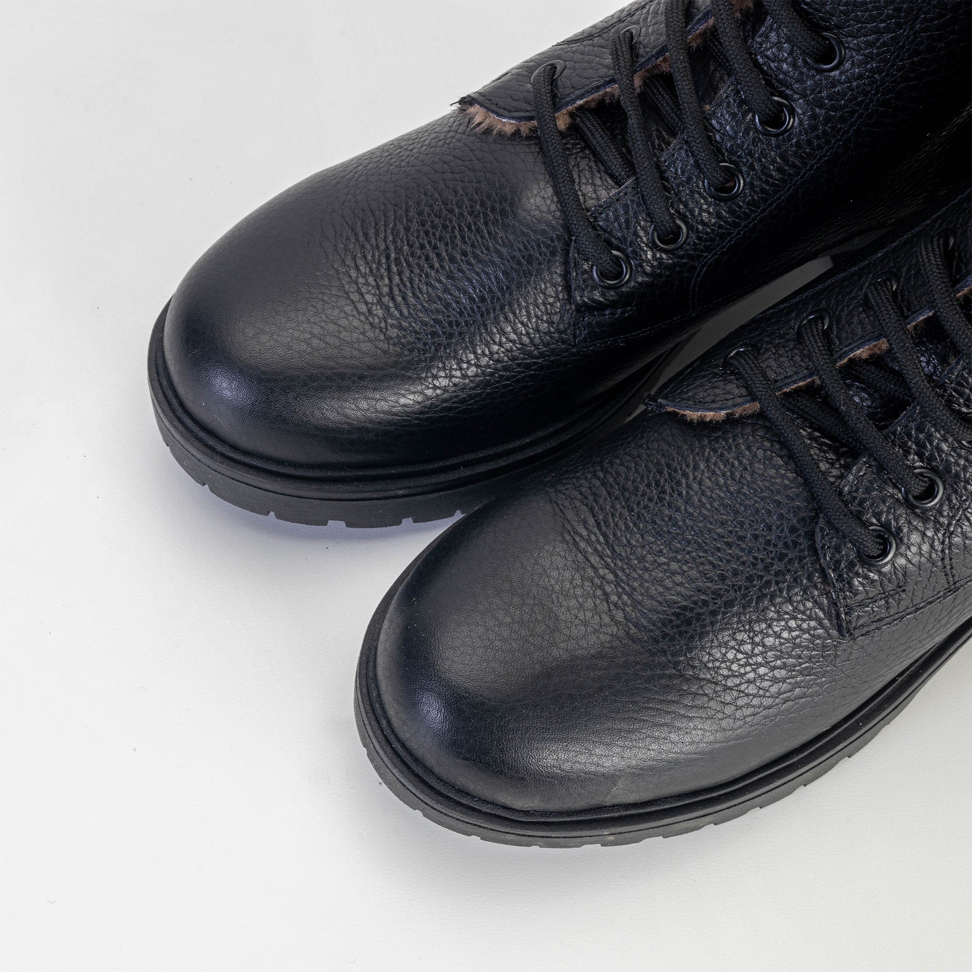 Volzak 3033 Bottine en cuir Noir Grainé