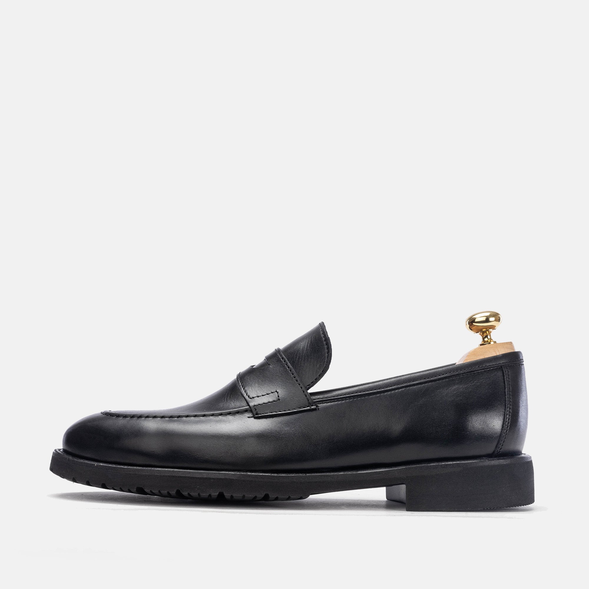 Volzak 5158 black leather shoe