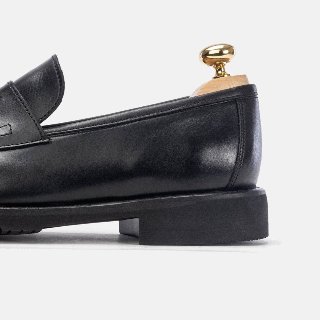 Volzak 5158 black leather shoe