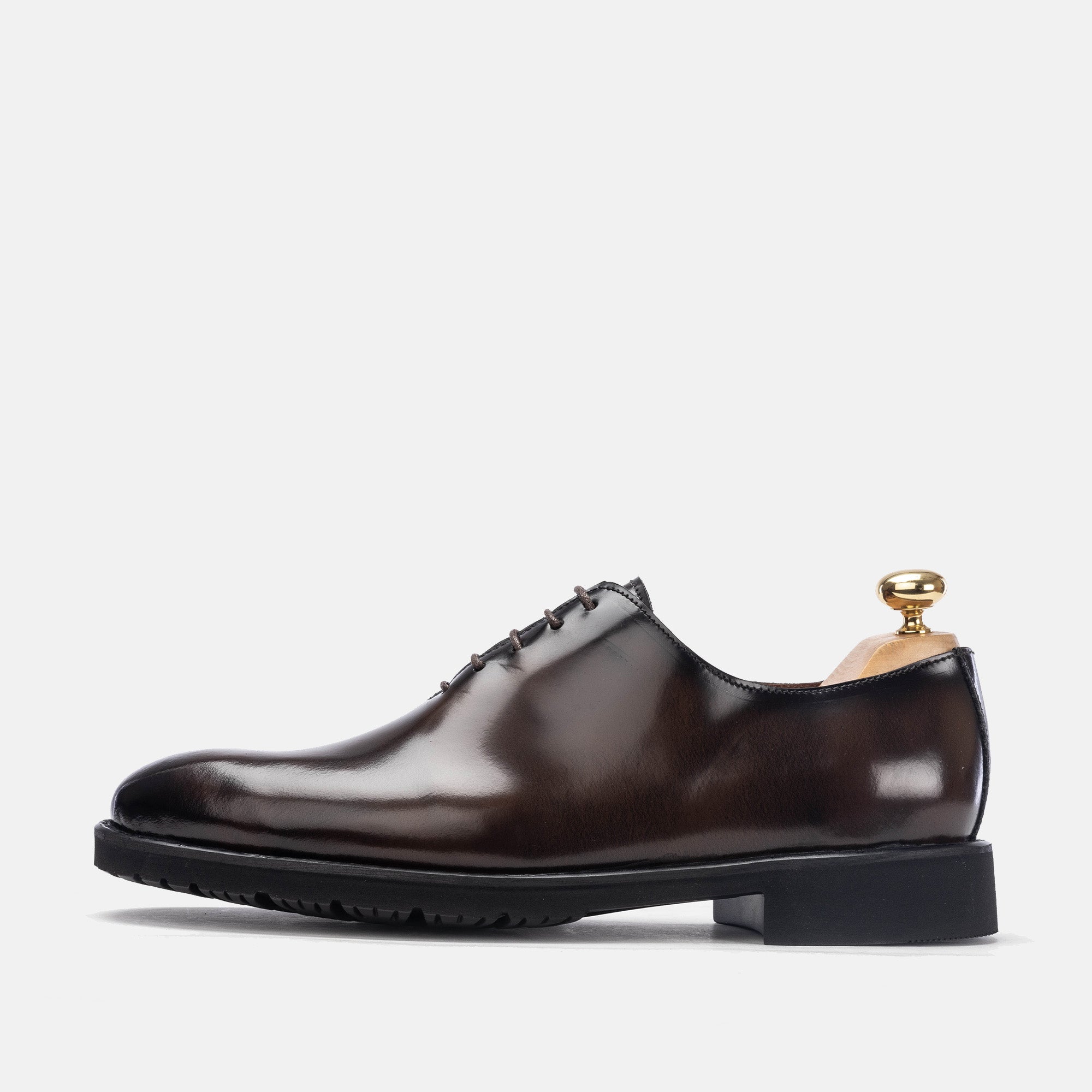 '''5161 chaussure cuir démasquable marron