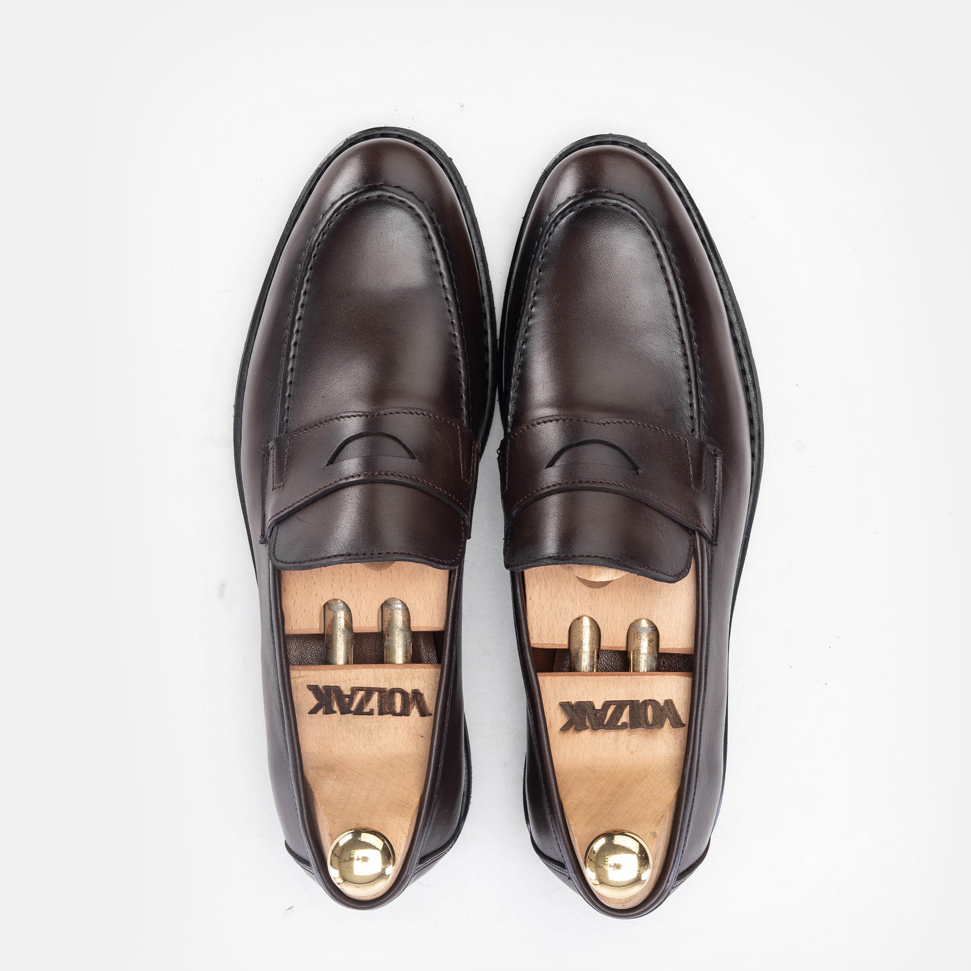 '5158 chaussure cuir marron