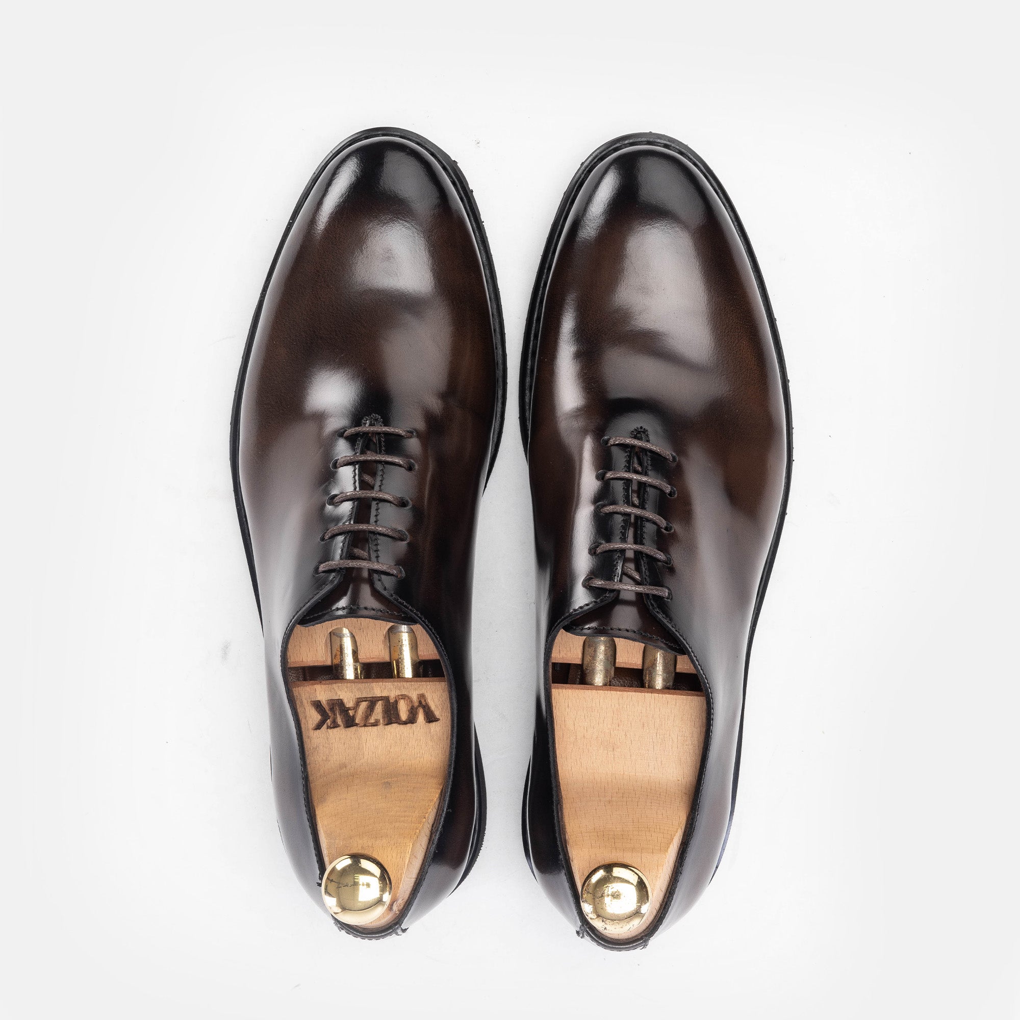 '''5161 chaussure cuir démasquable marron