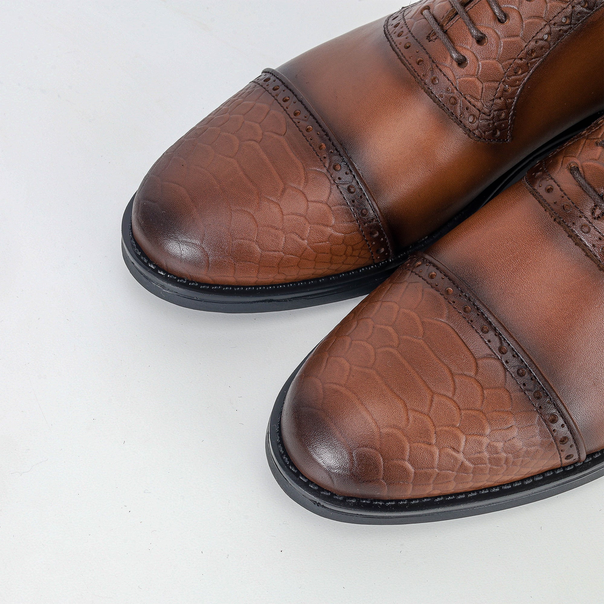 Volzak 5309 Vintage Brown Leather Shoe