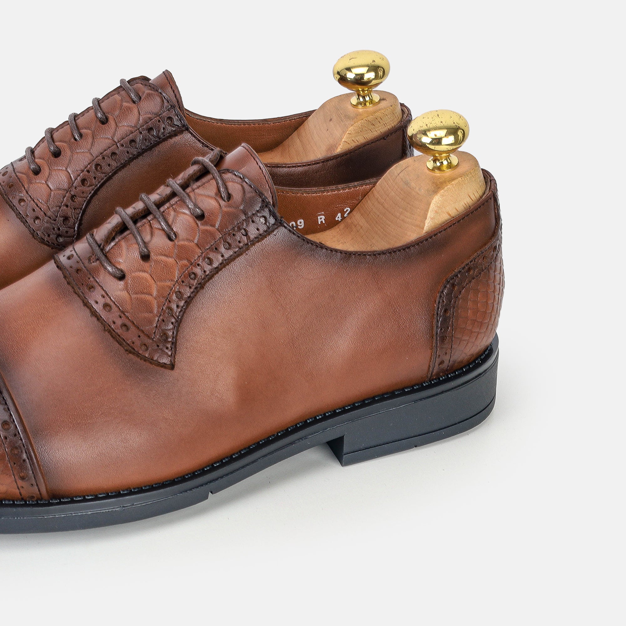 Volzak 5309 Vintage Brown Leather Shoe