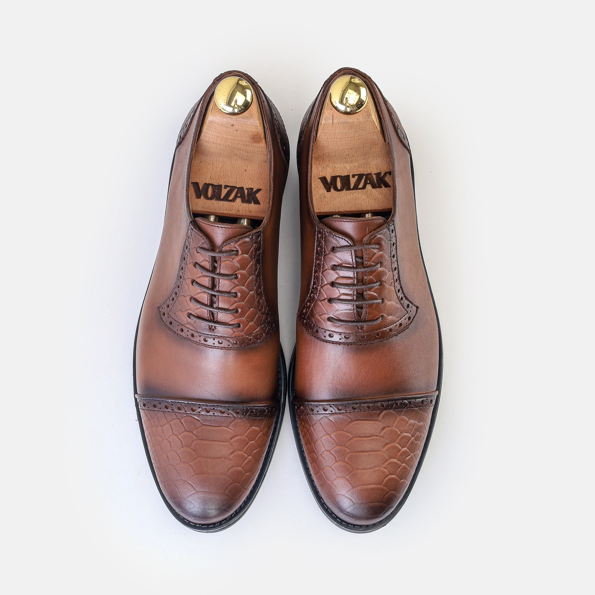Volzak 5309 Vintage Brown Leather Shoe