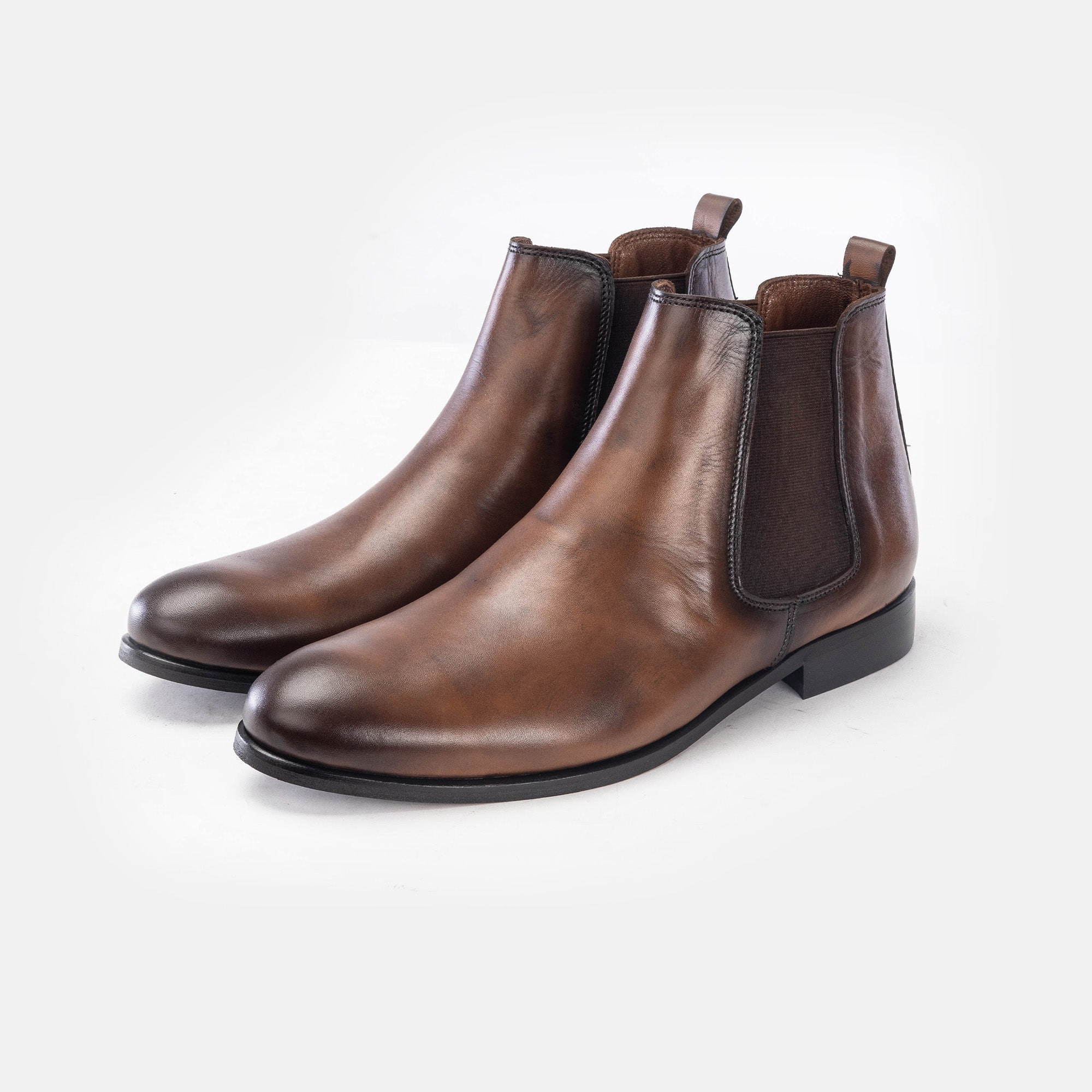 Volzak 1300 s Bottine en cuir marron vintage