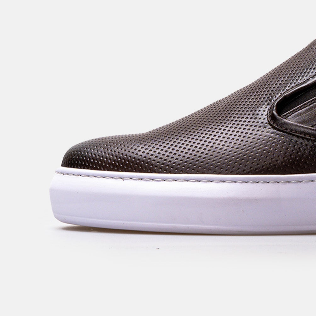 Volzak 5417 basket en cuir Marron