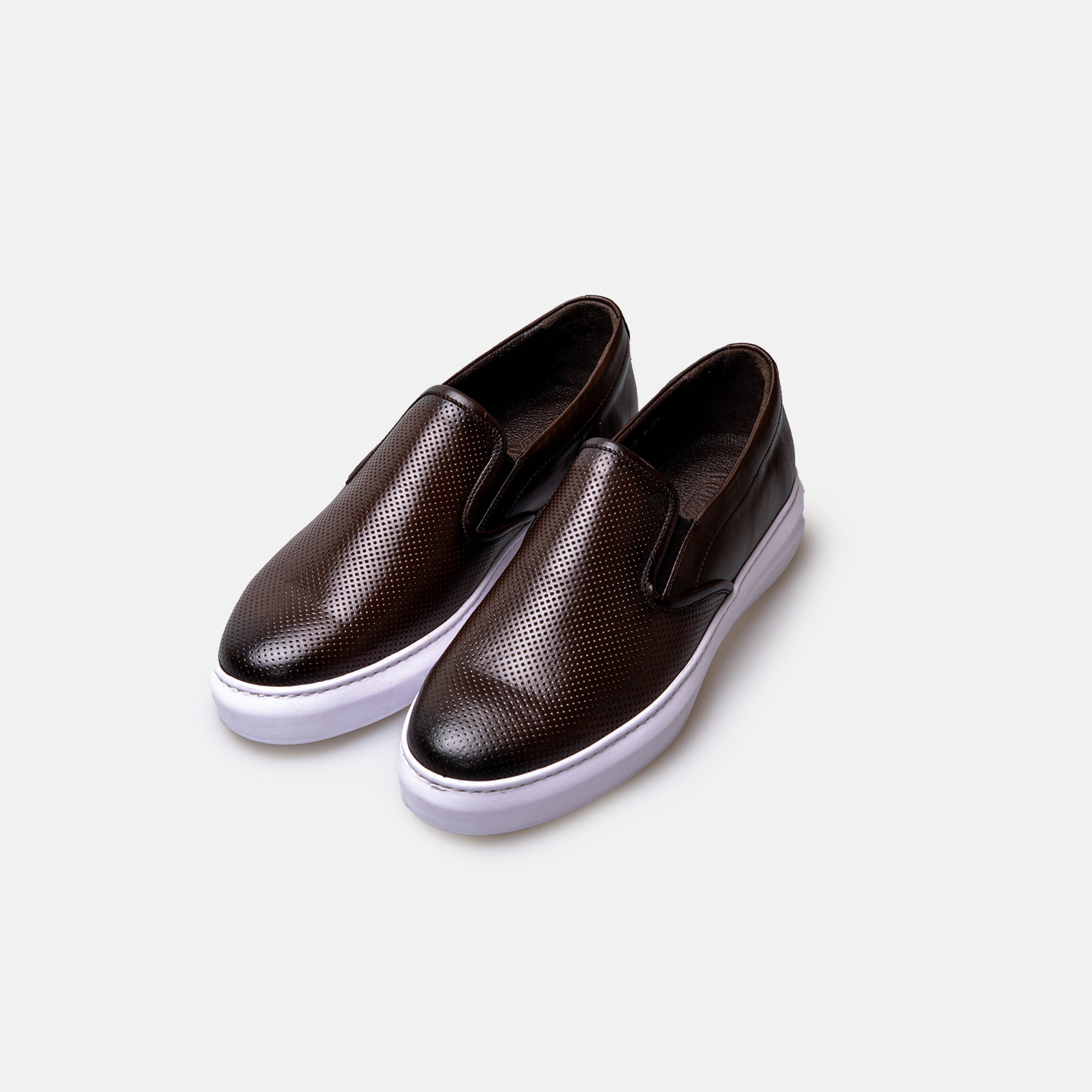 Volzak 5417 basket en cuir Marron