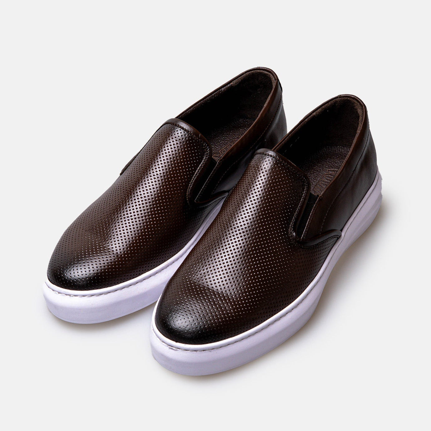 Volzak 5417 basket en cuir Marron