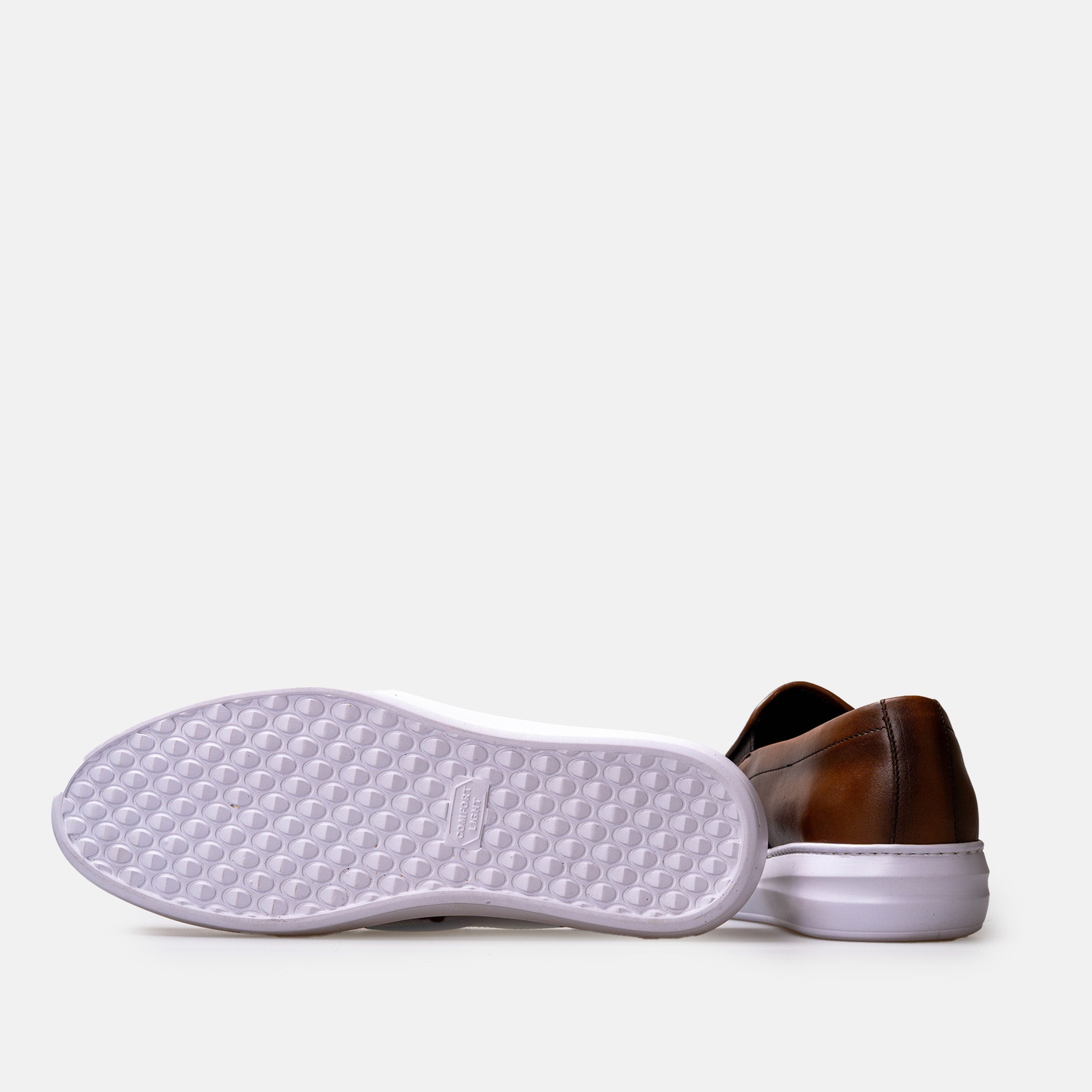 Volzak 5417 basket en cuir Marron Vintage