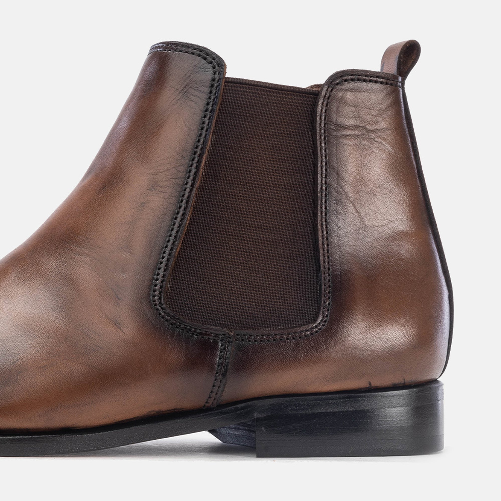 Volzak 1300 s Bottine en cuir marron vintage