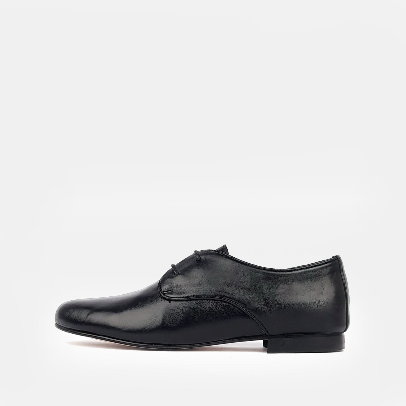 ''125 Chaussure en cuir Noir
