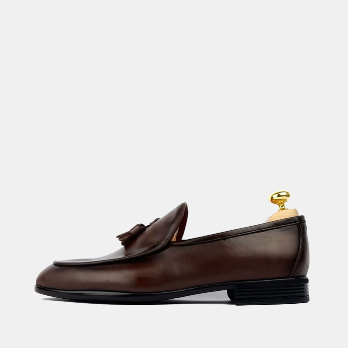 Volzak 5053 Mocassin en cuir Marron