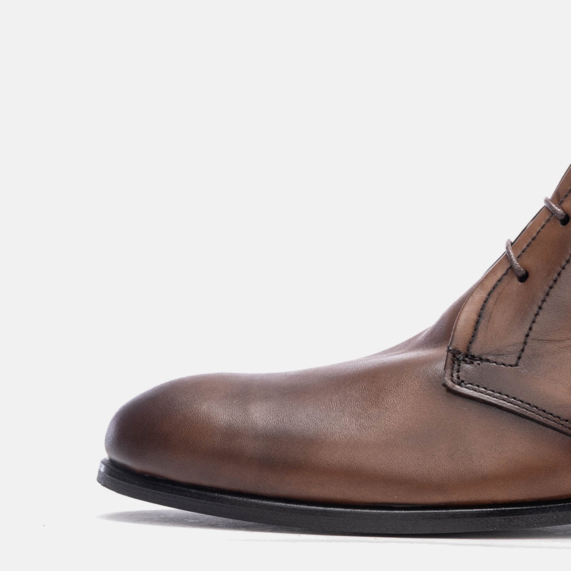 Volzak 1301s Vintage Brown Leather Ankle Boot