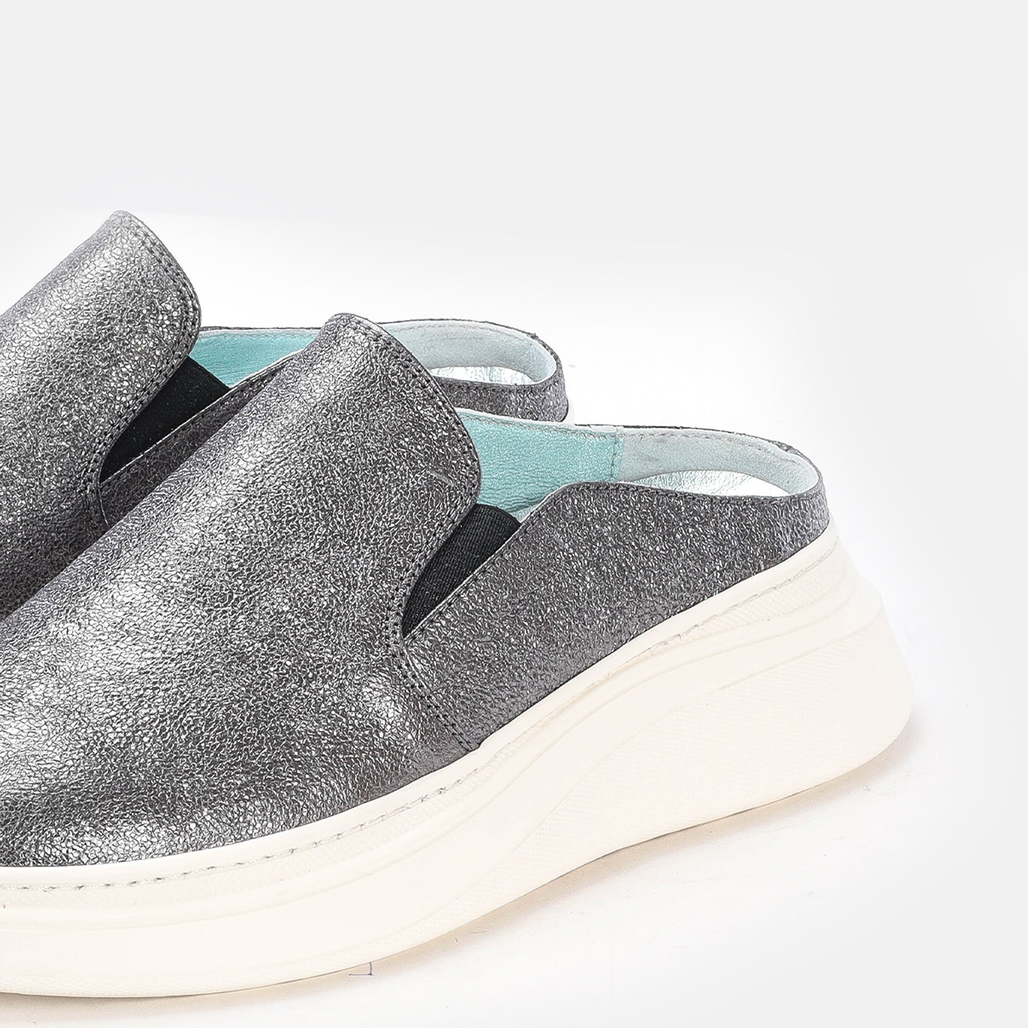 Volzak 02 s Mule en cuir Argenté