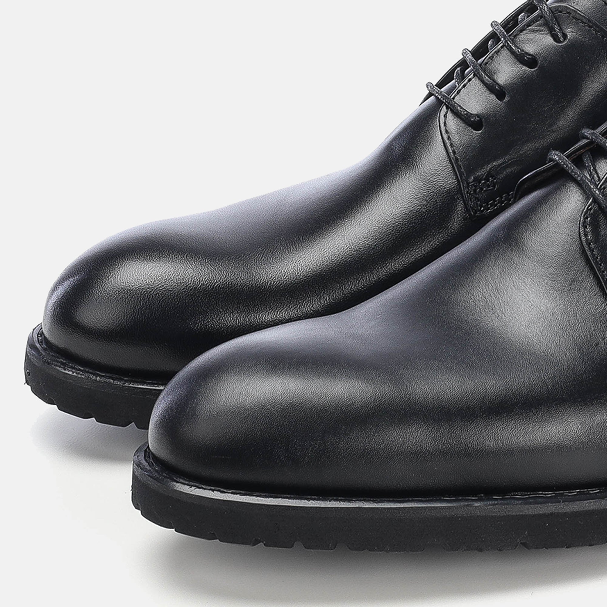 Volzak 5165 black leather shoe