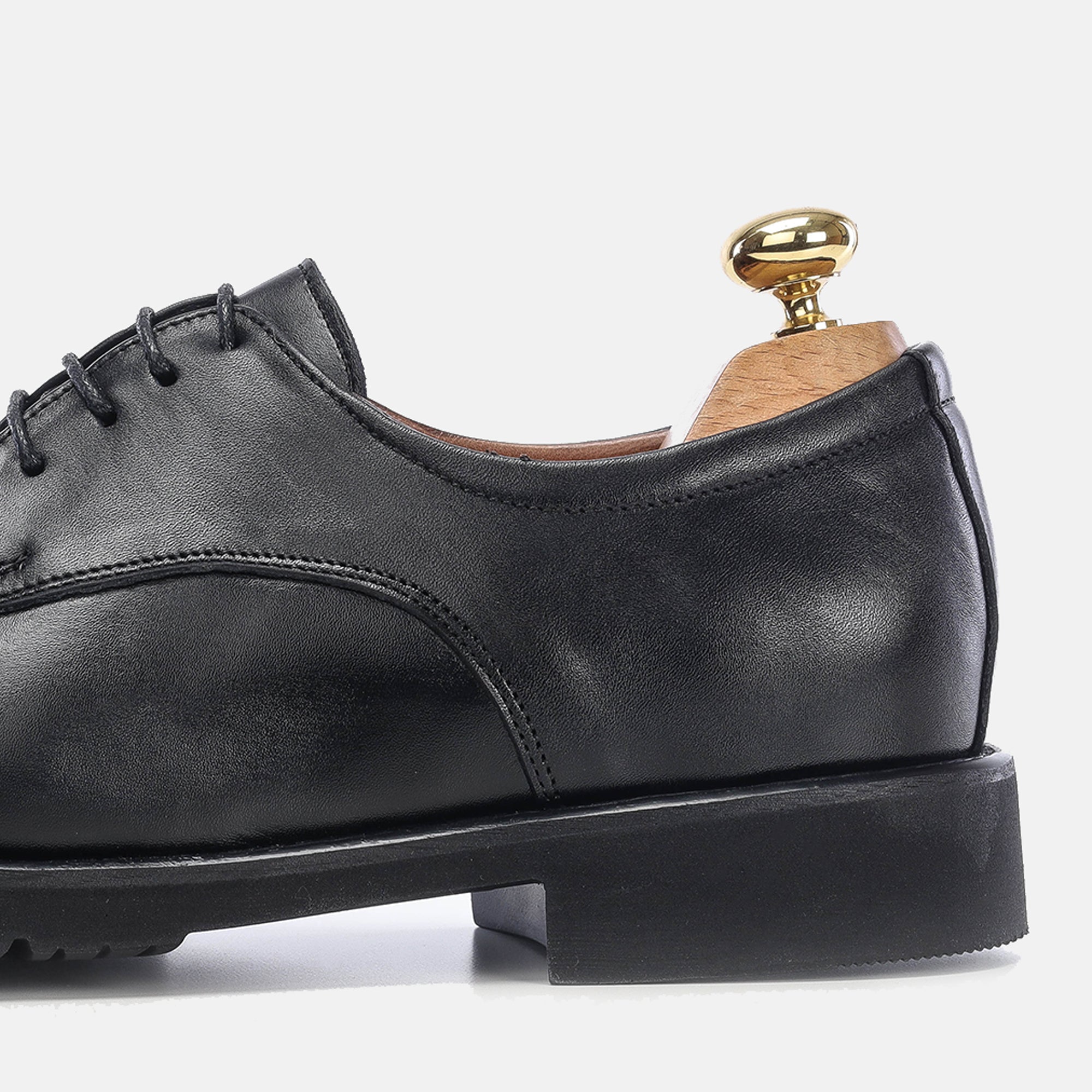 Volzak 5165 black leather shoe
