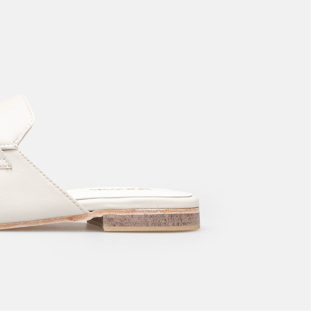 Volzak 3040 Beige Leather Mule