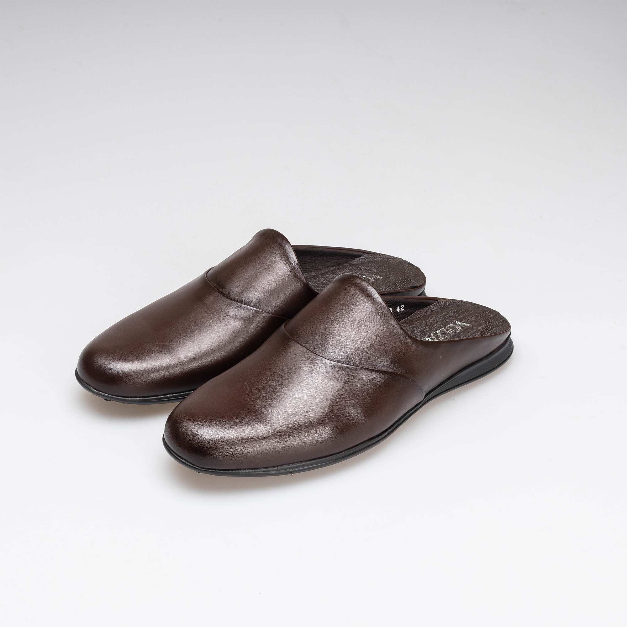 Volzak 5402 Mule en cuir Marron