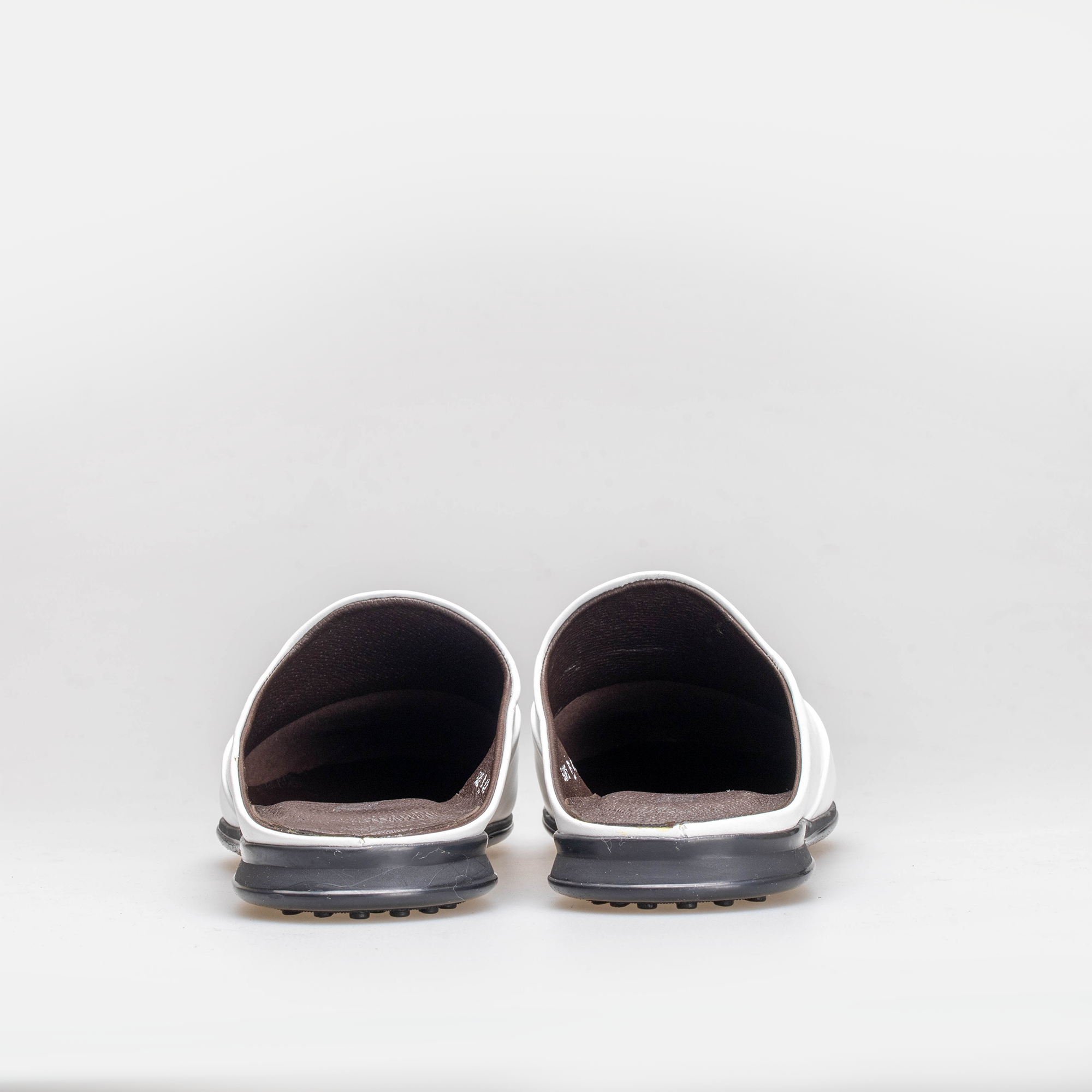 Volzak 5402 Mule en cuir Blanc