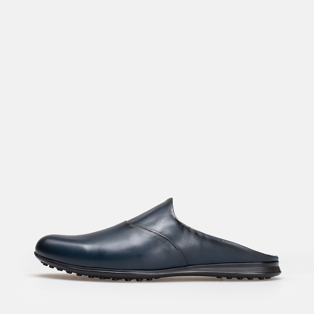 Volzak 5402 Blue Leather Mule