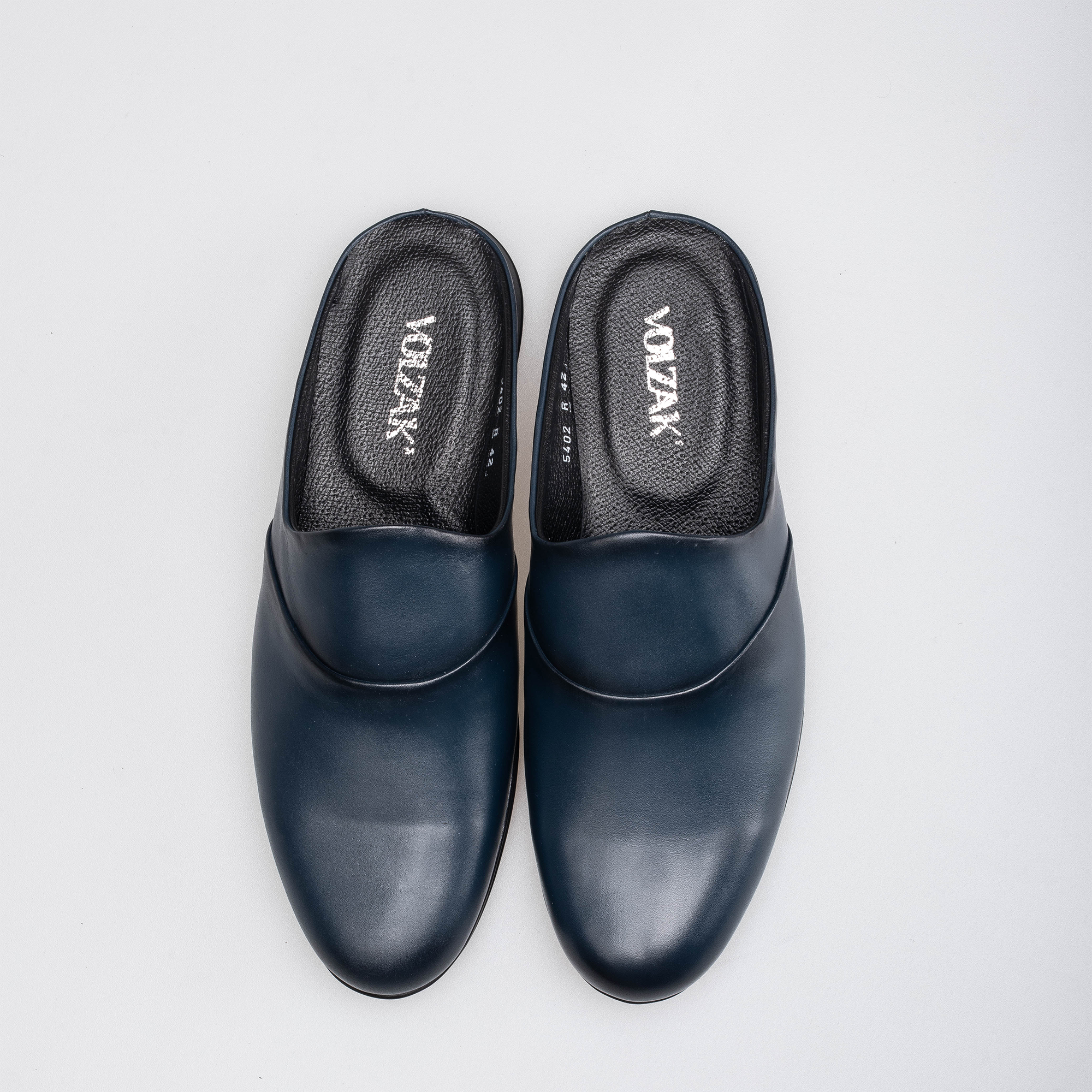 Volzak 5402 Blue Leather Mule