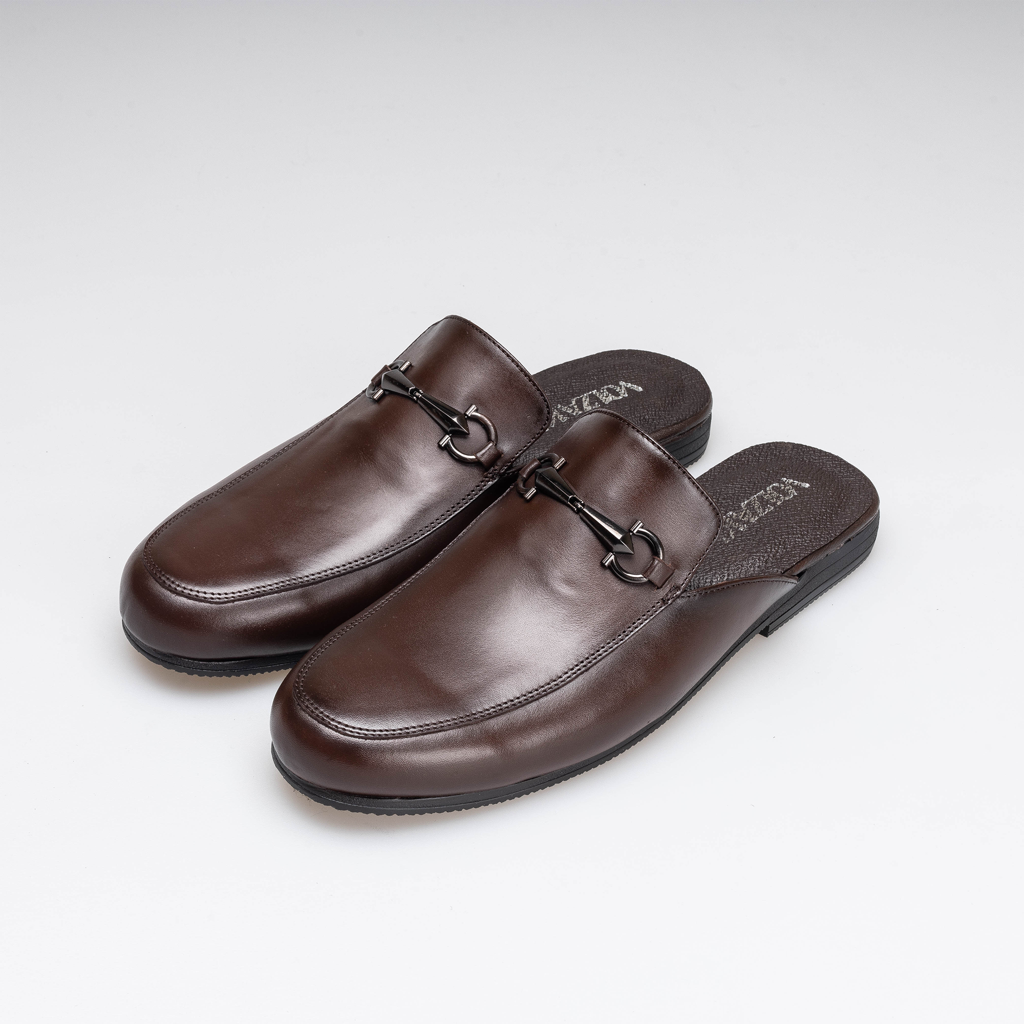 Volzak 5403 Mule en cuir Marron