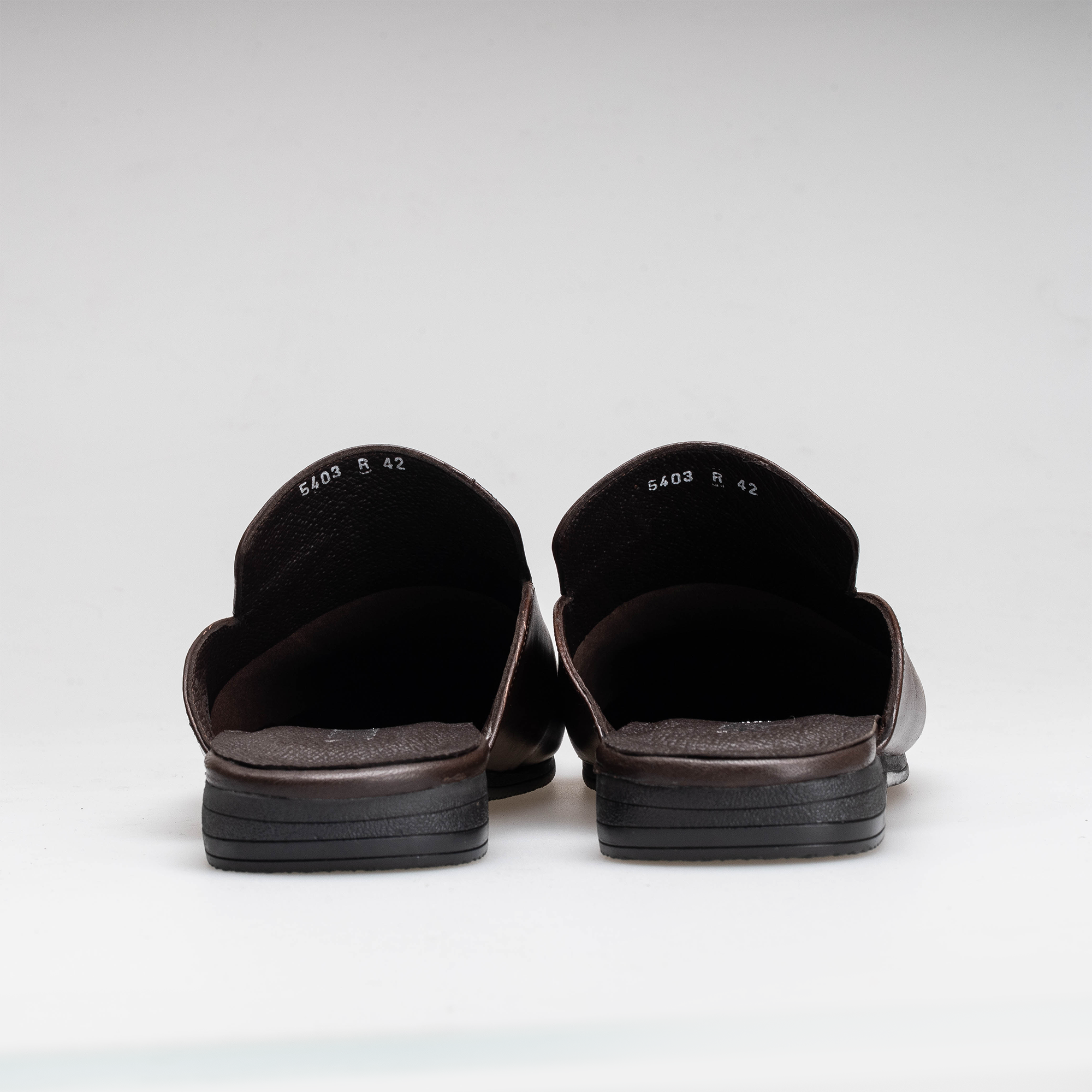 Volzak 5403 Mule en cuir Marron