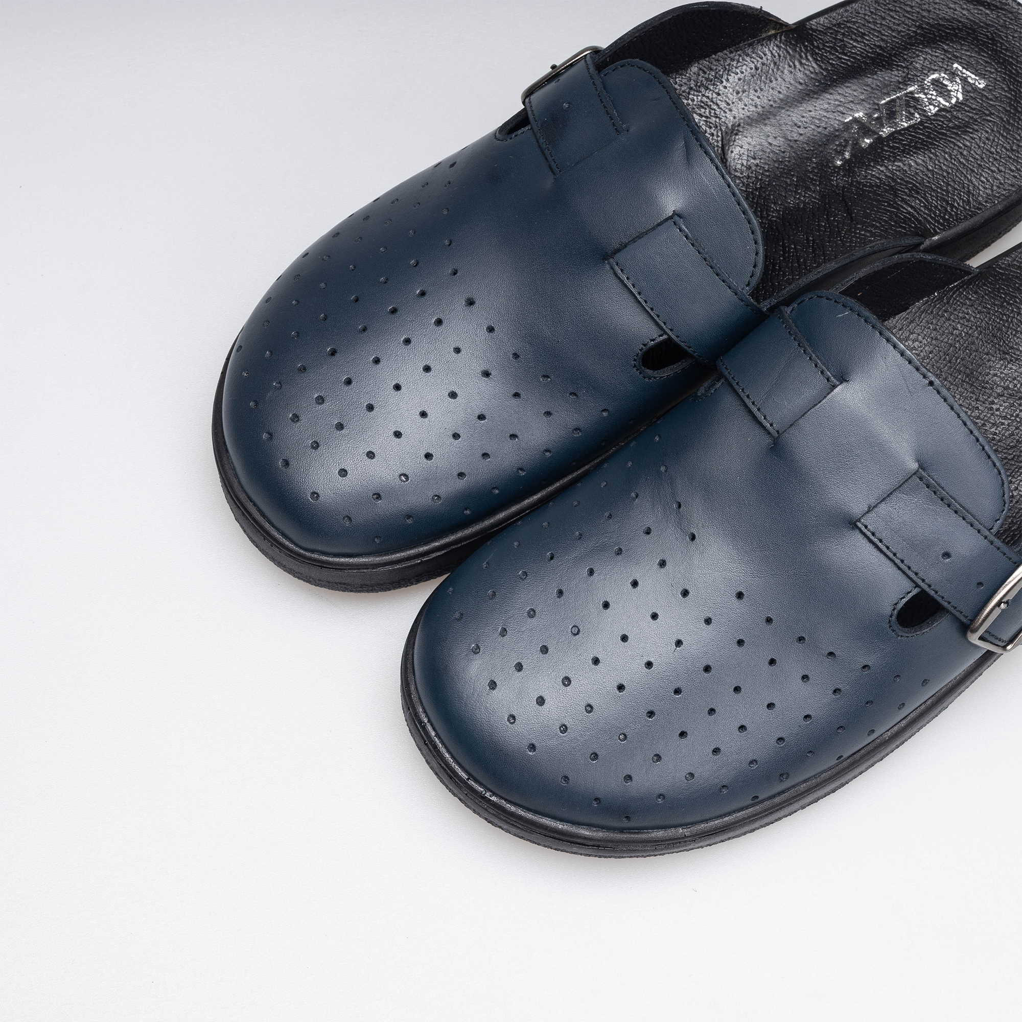 Volzak 5401 Sabot en cuir Bleu