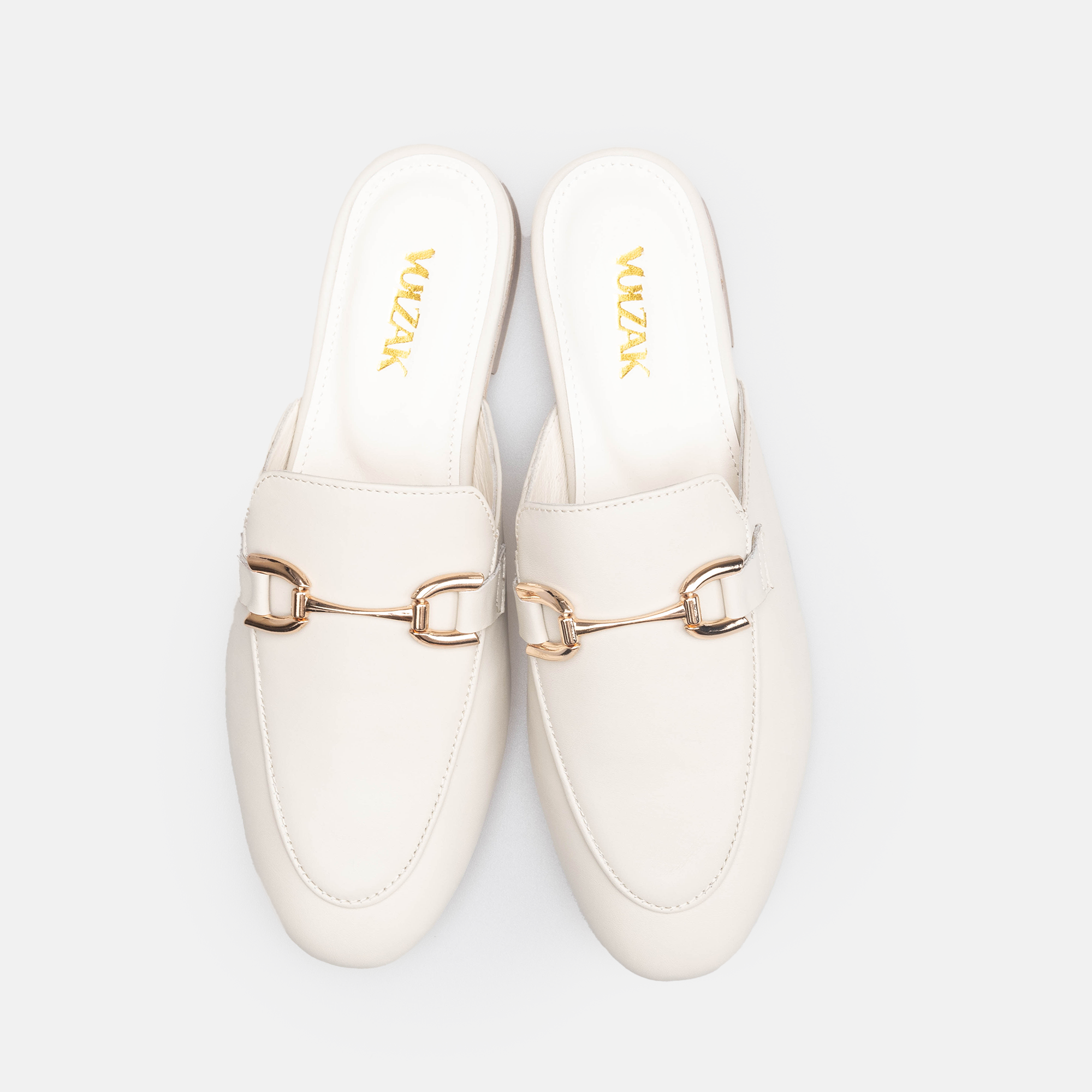 Volzak 3040 Beige Leather Mule