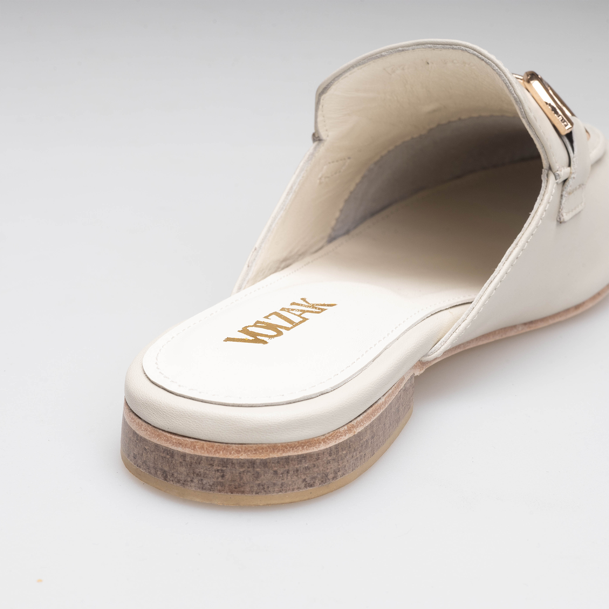 Volzak 3040 Mule en cuir Beige