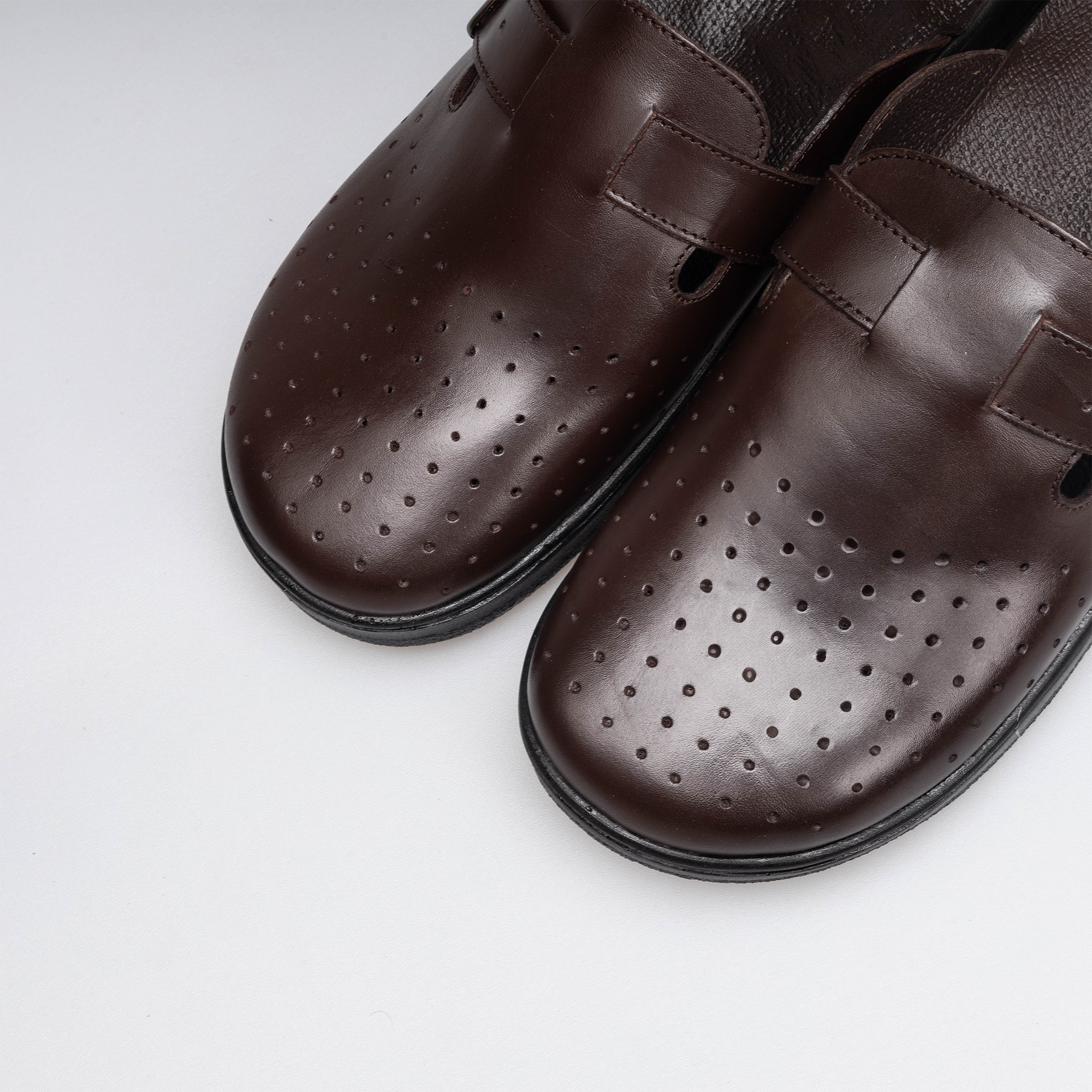 Volzak 5401 Sabot en cuir Marron