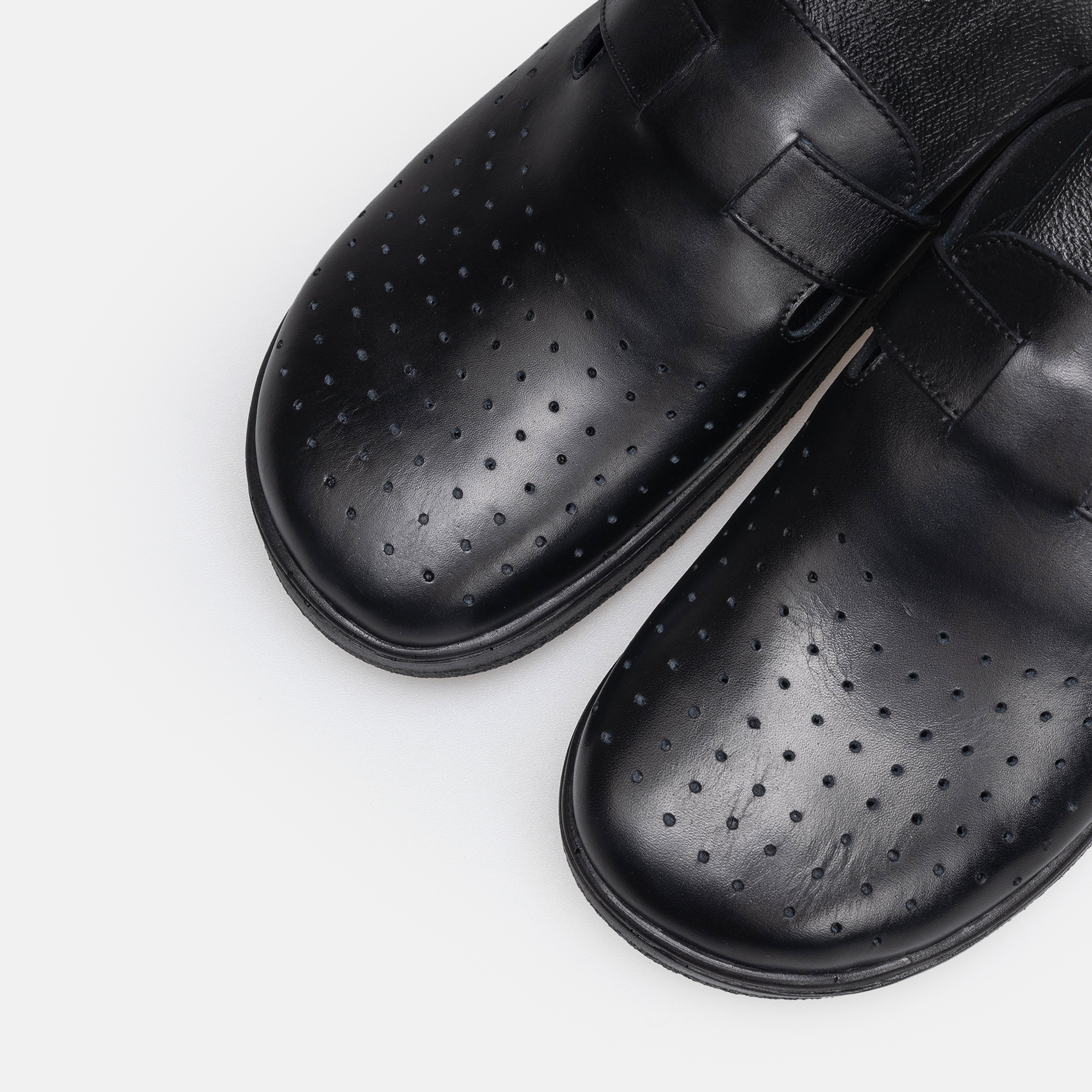 Volzak 5401 Sabot en cuir Noir