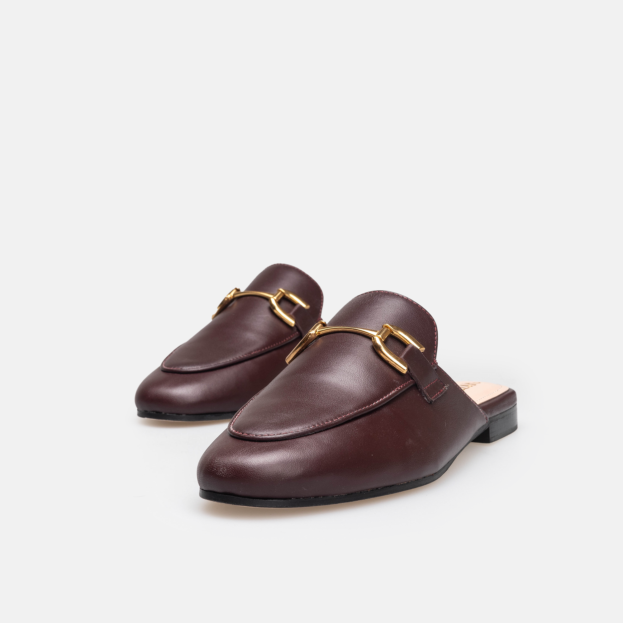 Volzak 3040 Bordeaux Leather Mule