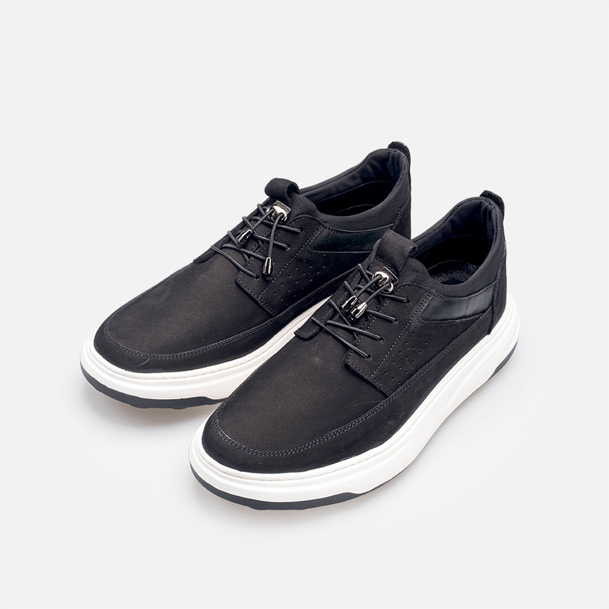 Volzak 317 basket en nubuck Noir