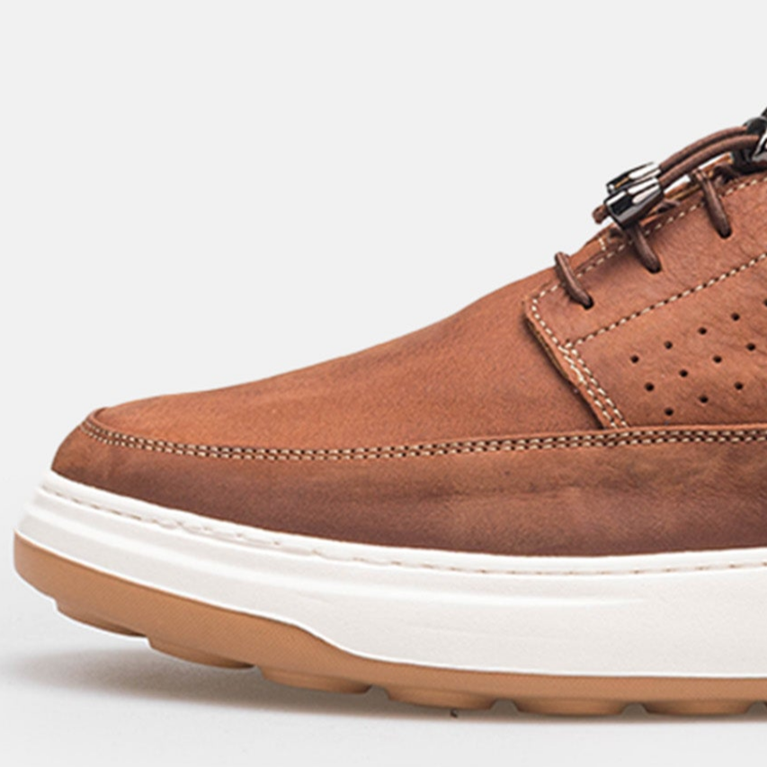 Volzak 317 basket en nubuck Camel