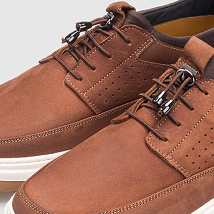 Volzak 317 basket en nubuck Camel