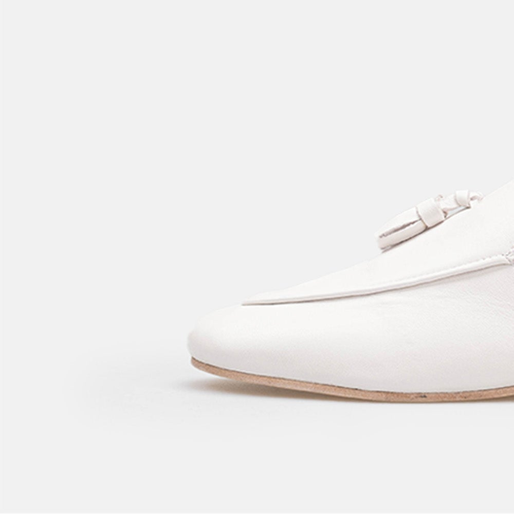 Volzak 3020 Beige Leather Mule