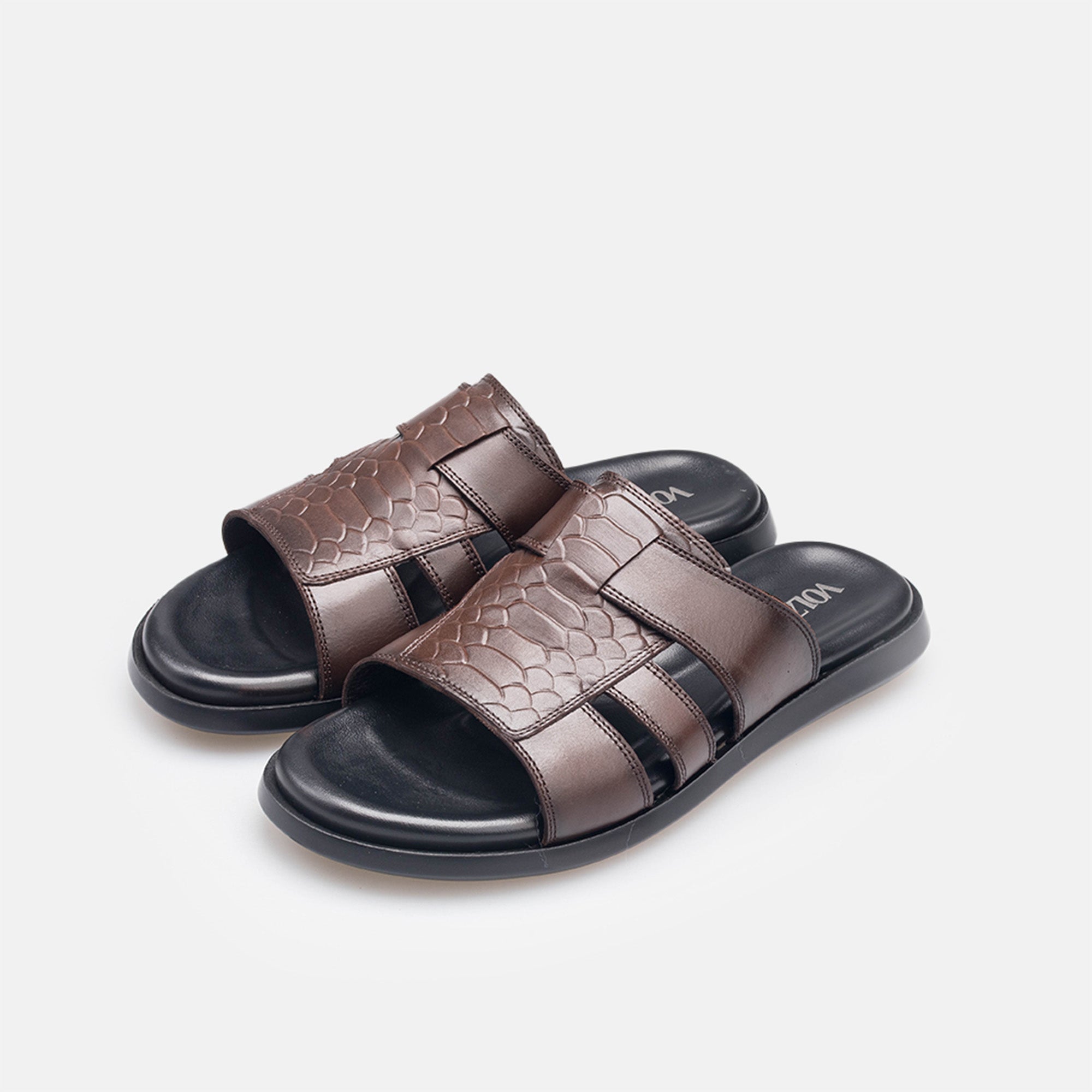 Volzak 5406 Sandale en cuir Marron