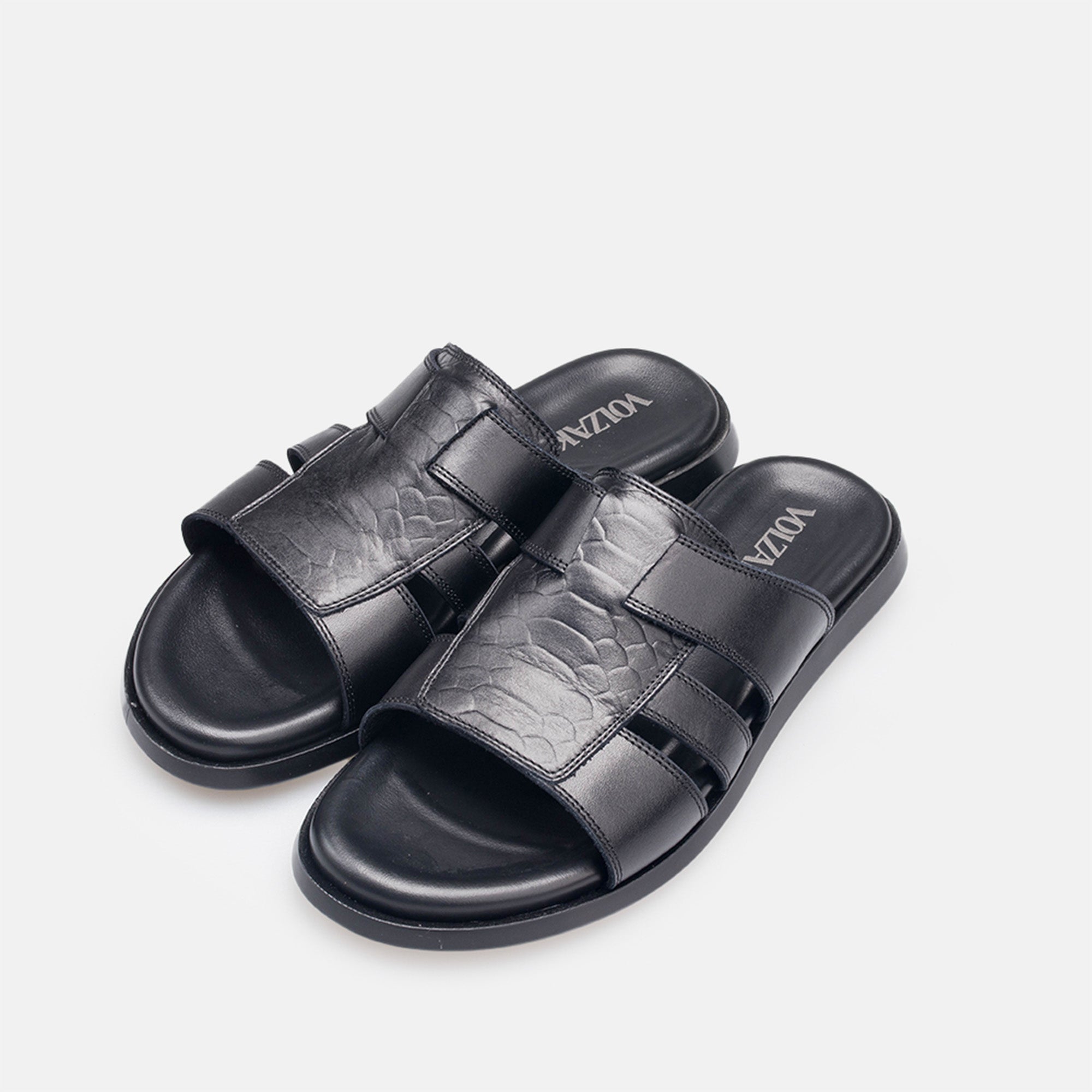 Volzak 5406 Sandale en cuir Noir