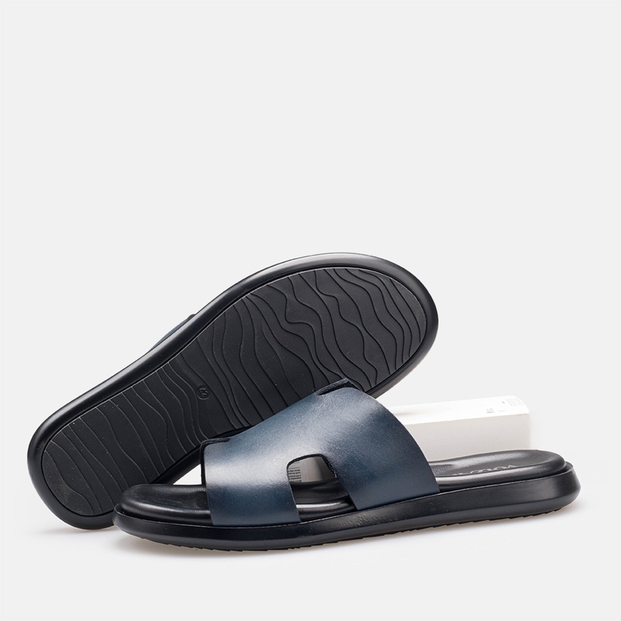 Volzak 5405 Sandale en cuir Bleu