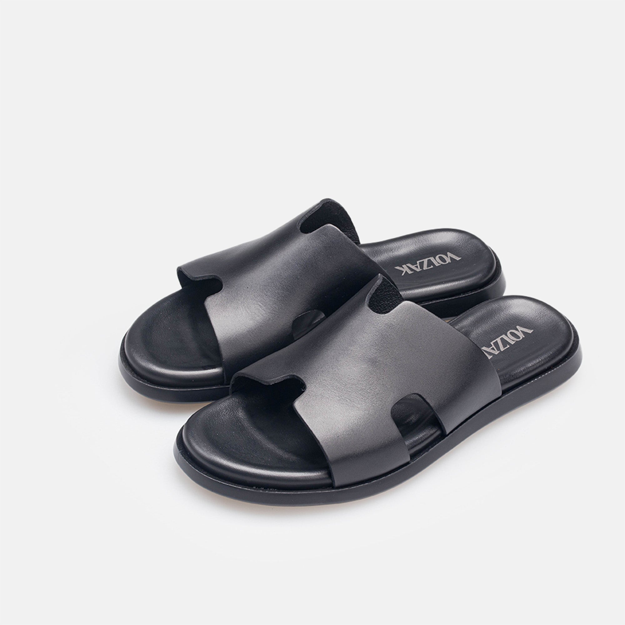 Volzak 5405 Sandale en cuir Noir