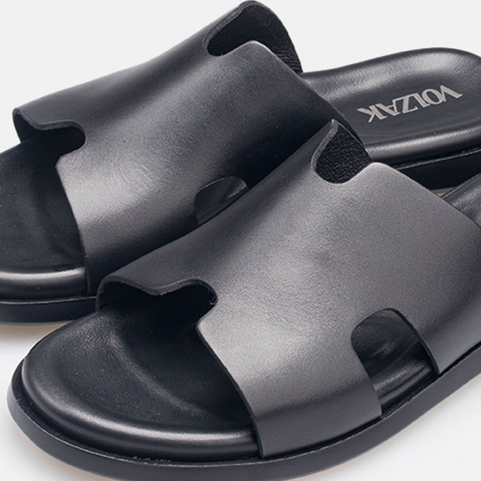 Volzak 5405 Sandale en cuir Noir