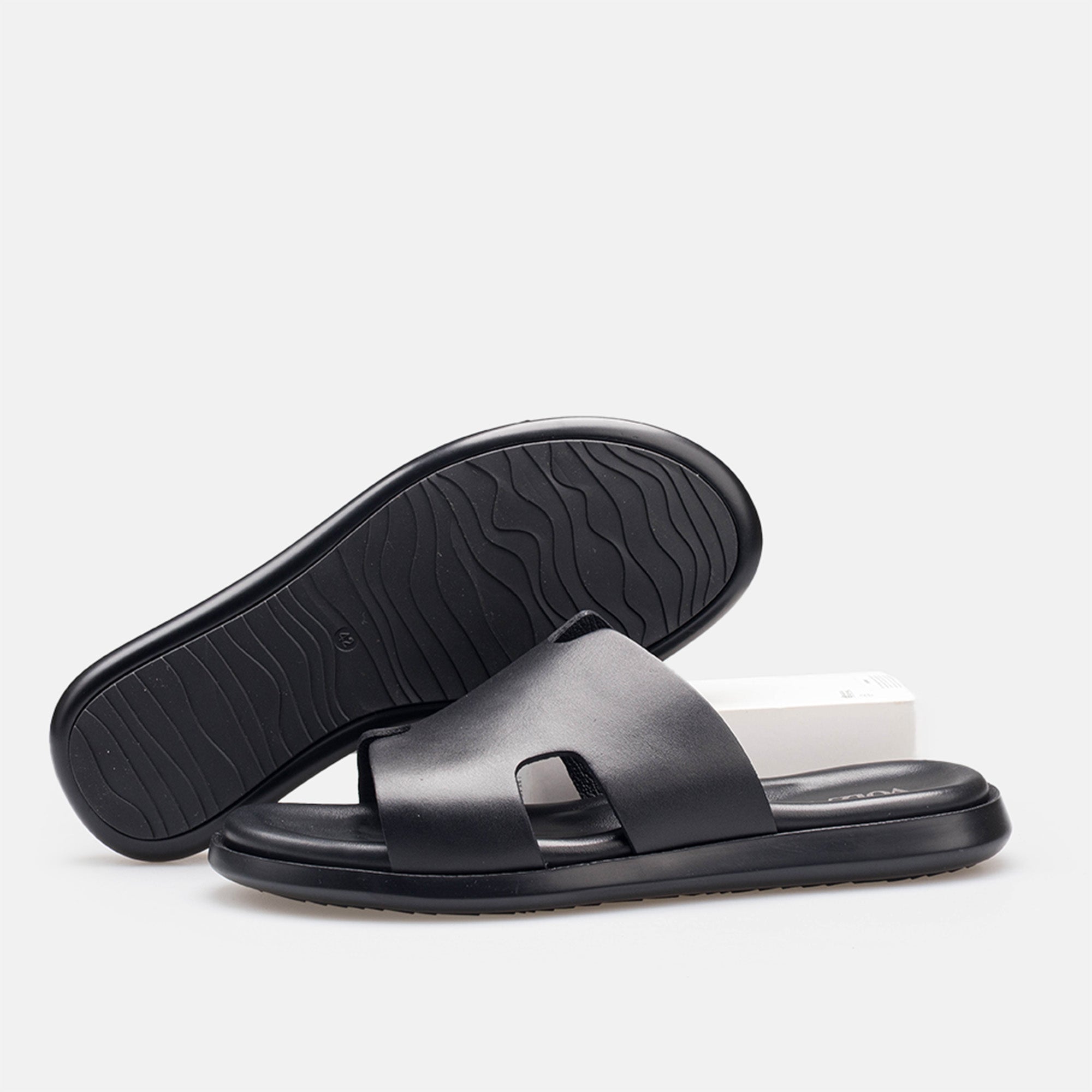 Volzak 5405 Sandale en cuir Noir