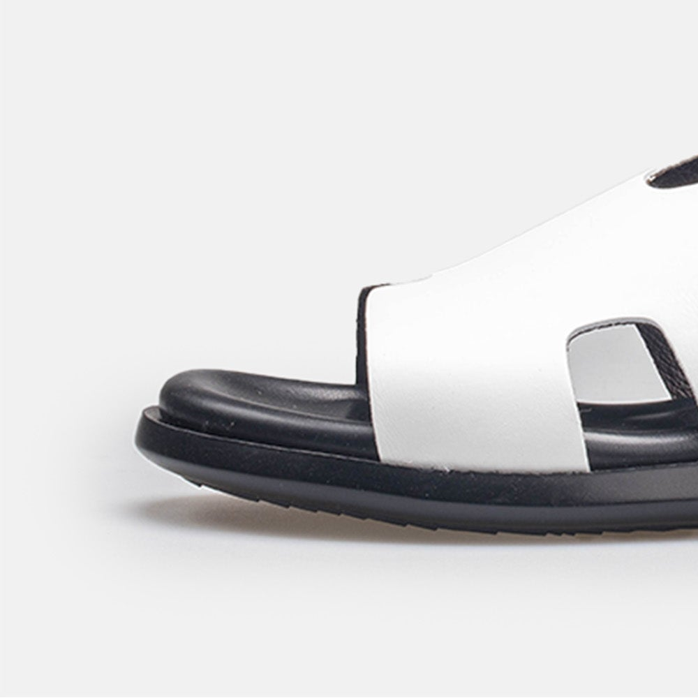 صندل فولزاك 5405 جلدي أبيض